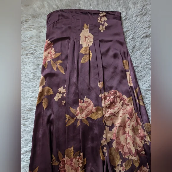 Free People Botanical Maxi Dress in Wine Combo - Picture 8 of 16